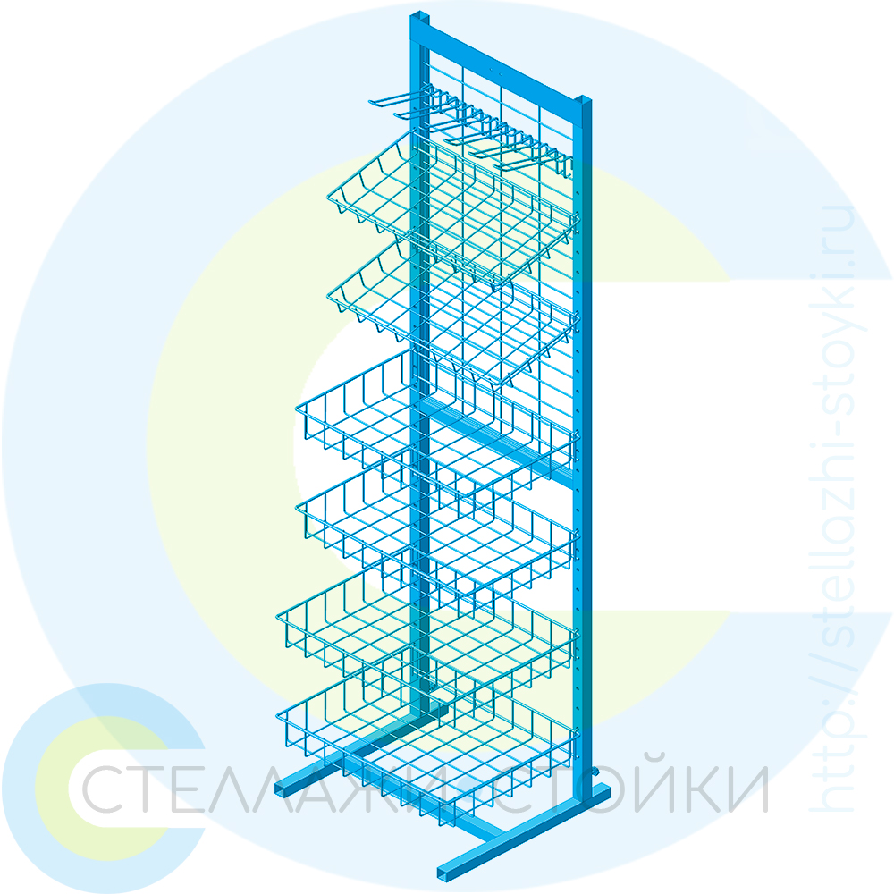 Торговая стойка с корзинами фото 27